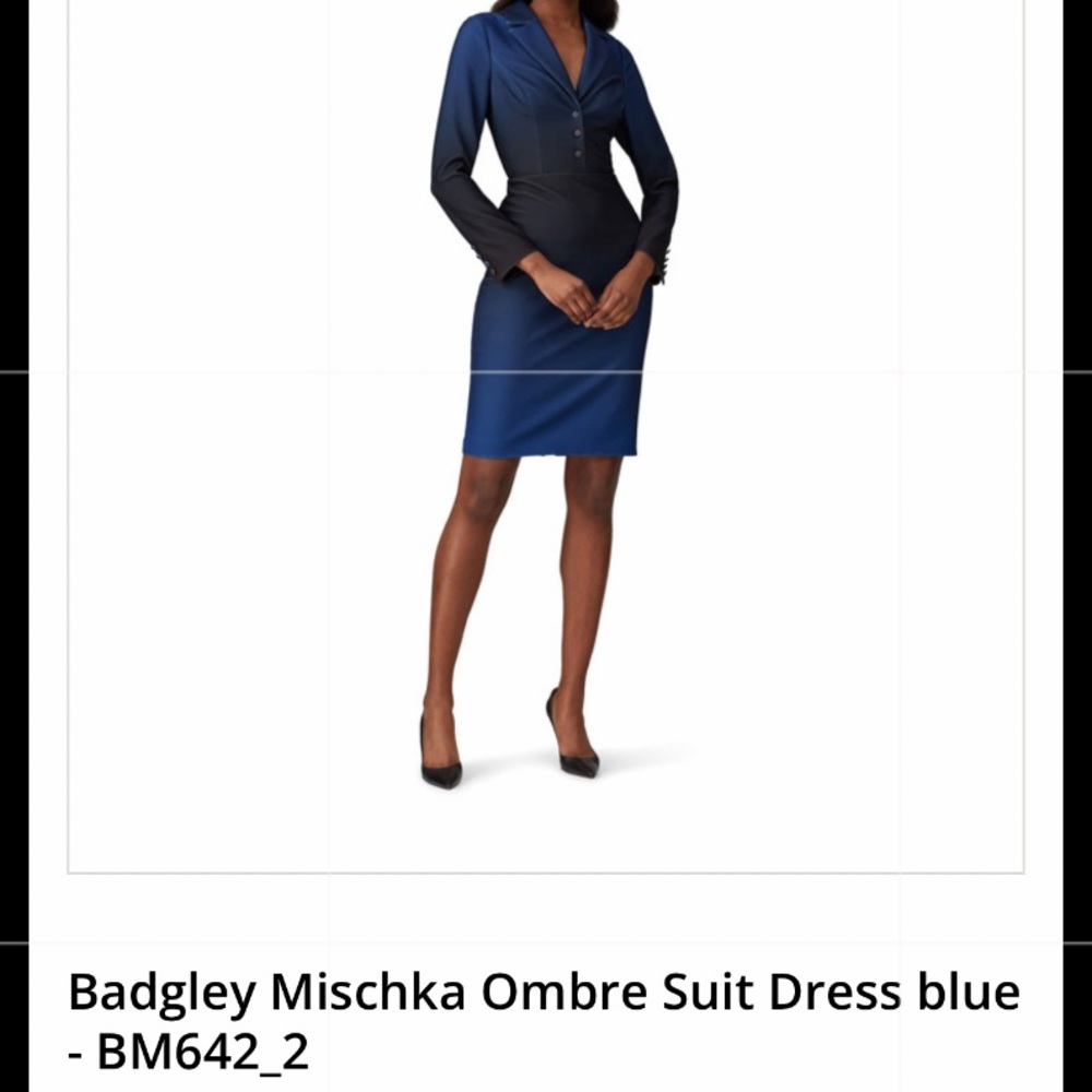 GORGEOUS Badgley Mischka Ombré Dress